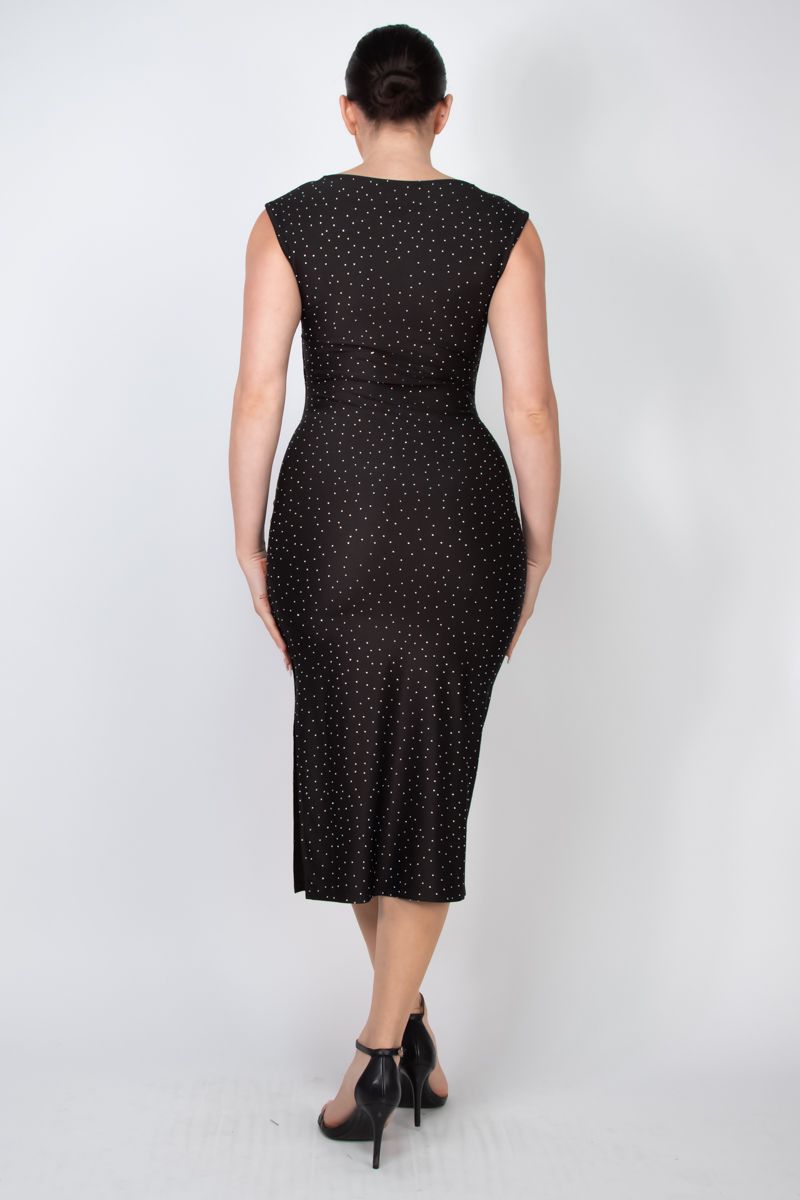 Shine The Night Away Dress- Black