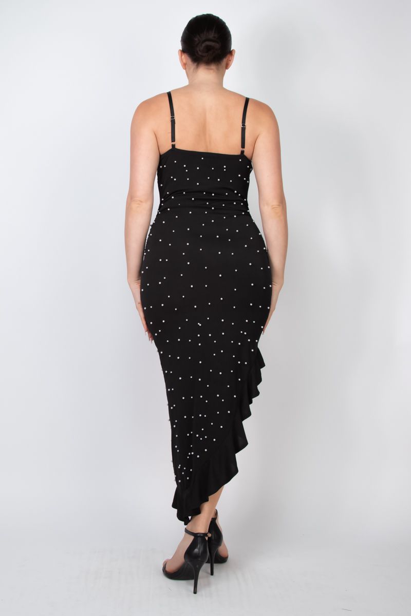 Pearl The Night Away Dress- Black