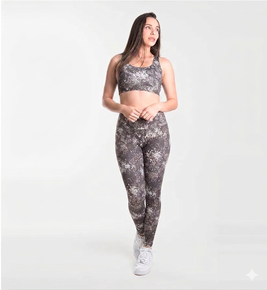 Luciana gym set — two-piece activewear set (crop top and leggings), Luciana style