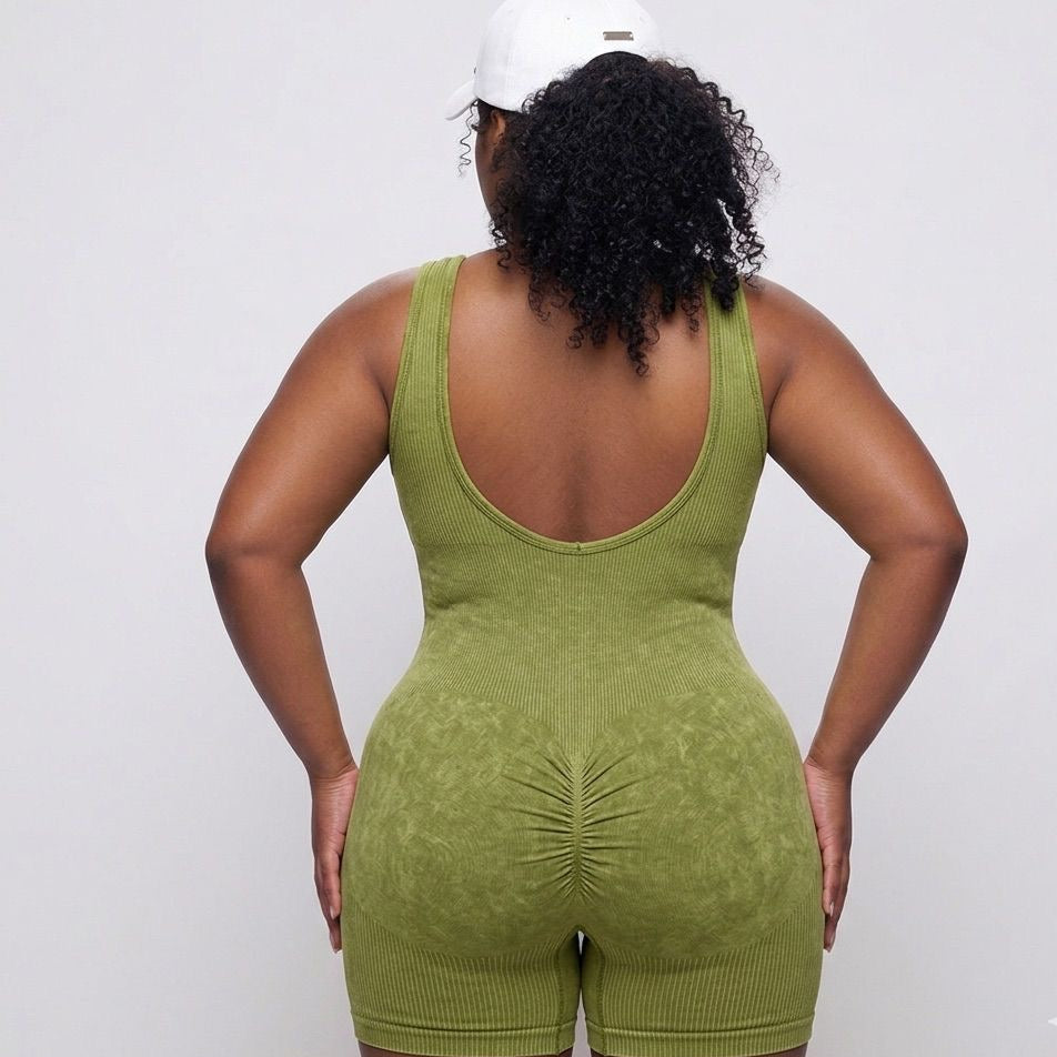 Pear short bodysuit — fitted one-piece bodysuit (additional view)