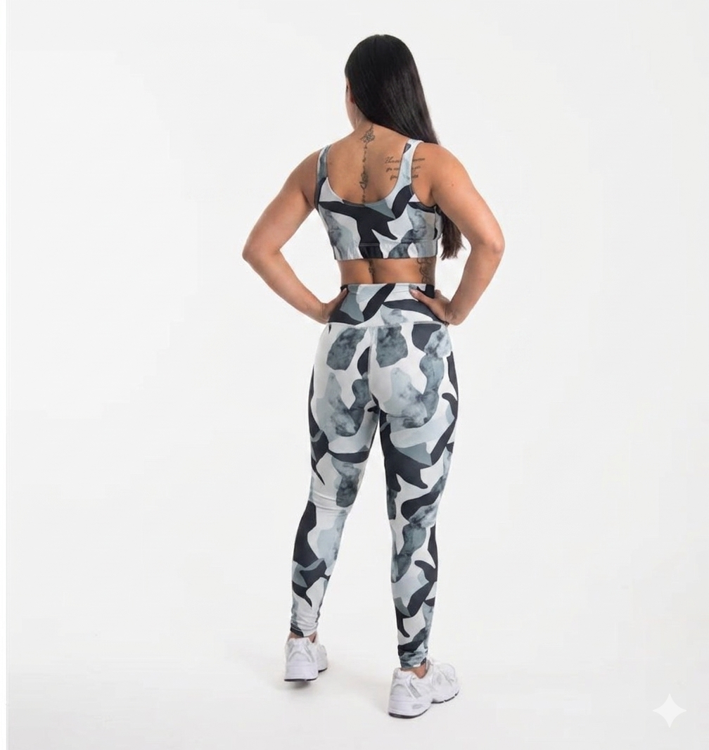 Lucia gym set — two-piece activewear set (crop top and leggings), Lucia style (additional view)