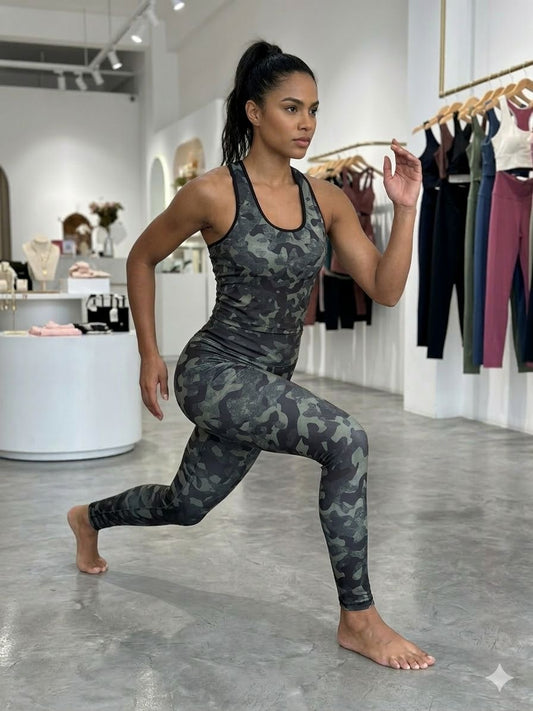 Camouflage Athletic jumpsuit