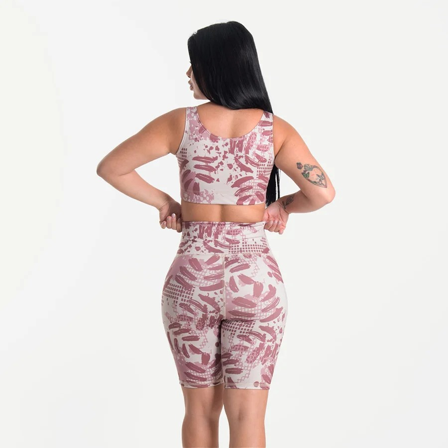 Xanora Short Gym set — two-piece activewear set (crop top and leggings), Xanora Short style (additional view)