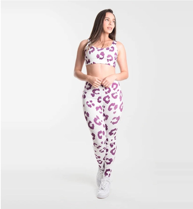 Catalina gym set — two-piece activewear set (crop top and leggings), Catalina style
