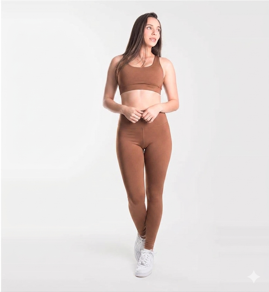 Inez gym set — two-piece activewear set (crop top and leggings), Inez style
