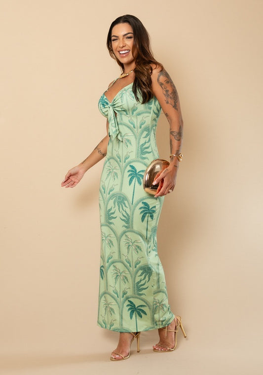 Palm Breeze Maxi Dress