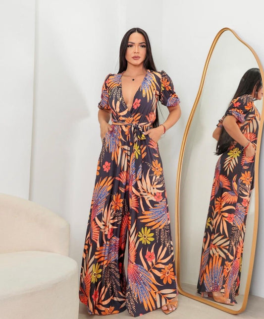 Cuba Havana- Tropical Jumpsuit