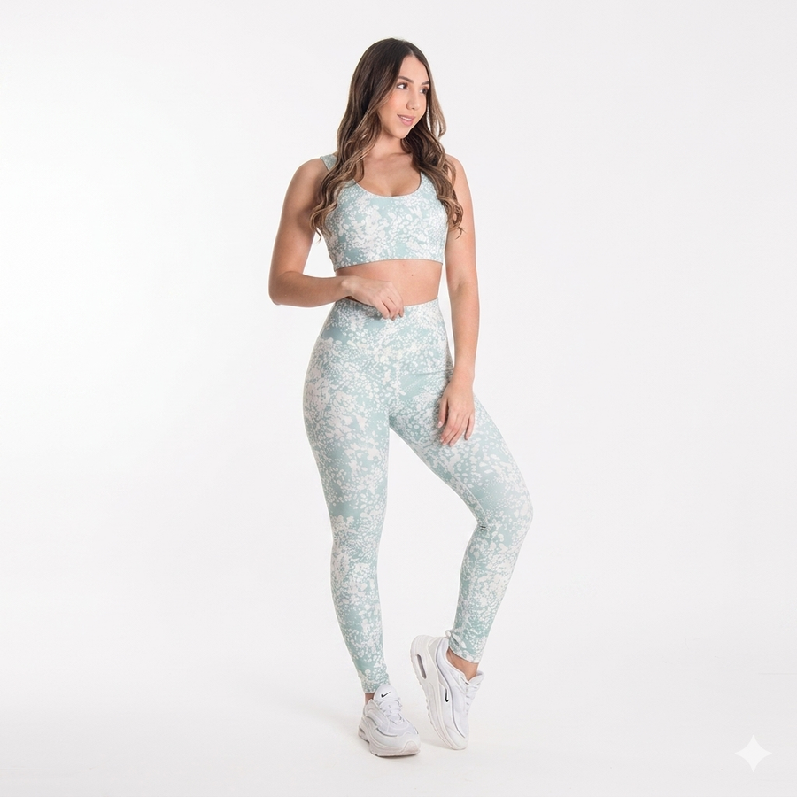 Ayana gym set — two-piece activewear set (crop top and leggings), Ayana style