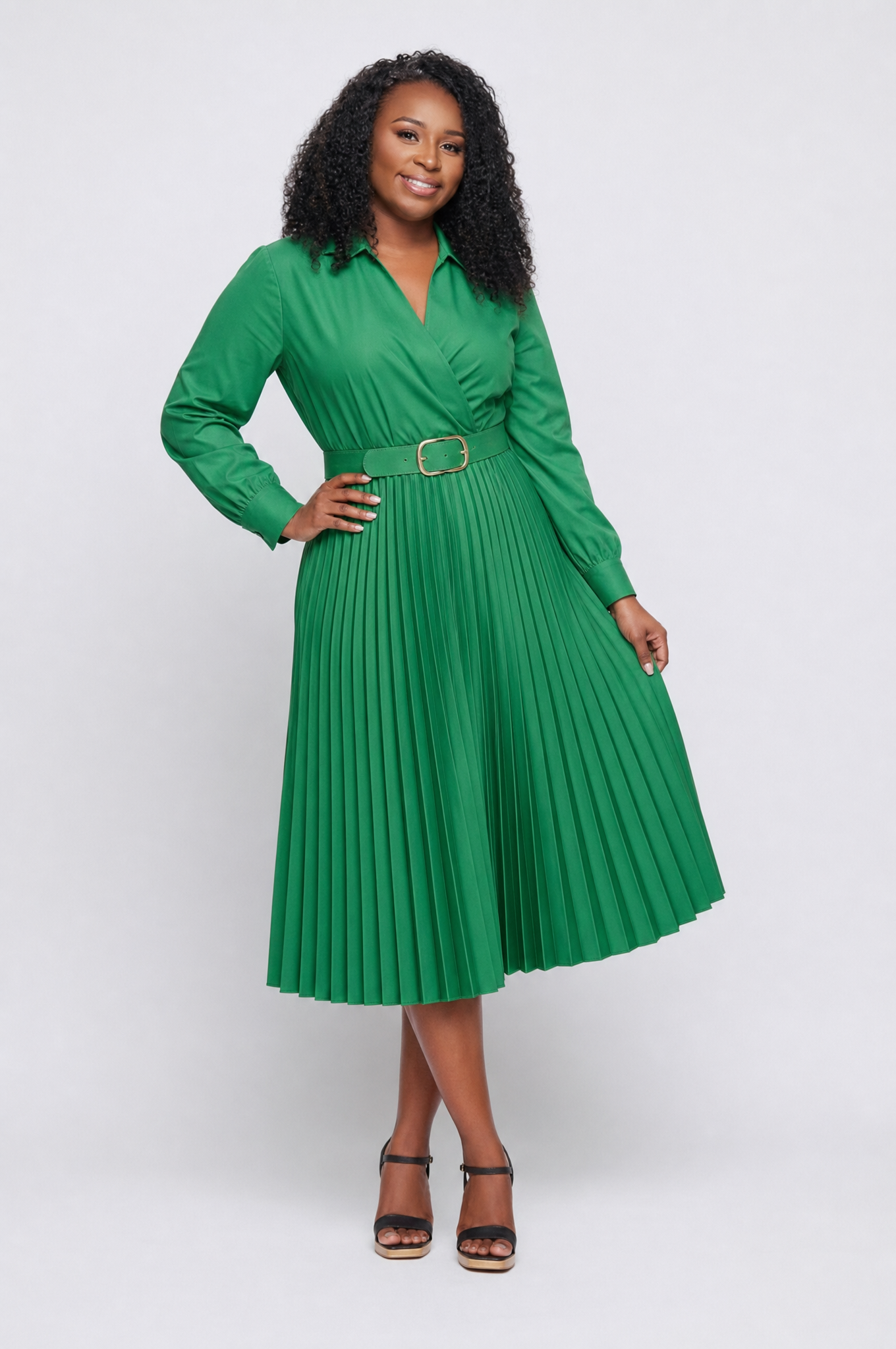 Elegant green dress
