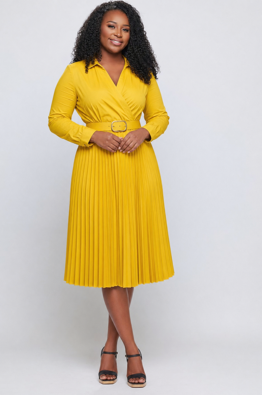 Chic Yellow work dress