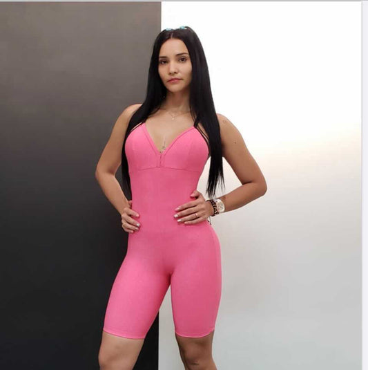 Pink Capri Bodysuit